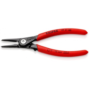 Cleste pentru inele de siguranta de exterior cu protecţie la supraintindere, lungime 140 mm, Knipex 4931A0 - Img 2