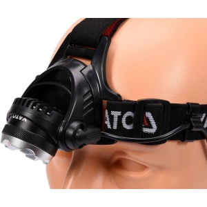 Lanterna de lucru cu fixare pe cap, acumulator 10W, Yato YT-08591 - Img 3