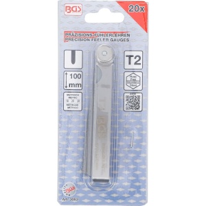 Lera pentru determinare distanta / joc, 0,05 - 1,0 mm, trepte de 0,05 mm, 20 lame , BGS 3083 - Img 4