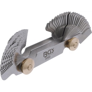 Lera pentru filete, 52 lame: 0.25-6.00 mm + 22737 whitworth(imperial), BGS 3069 - Img 1