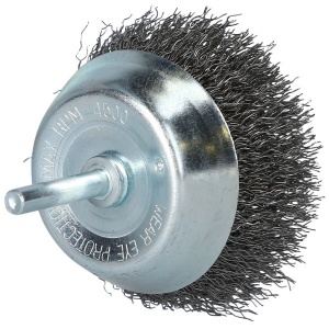 Perie tip cupa, Ø 75 mm cu suport 6 mm, Brilliant Tools BT103106 - Img 2