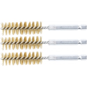 Perii alama 15 mm, 6,3 mm (1/4") 3 piese, BGS 3078-15-M