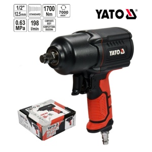 Pistol de impact 1700Nm, antrenare 1/2", Yato YT-09544 - Img 3