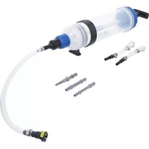 Pompa de transfer Ulei, Combustibil, Antigel cu set adaptoare, capacitate 1500 ml, BGS 9782 - Img 1