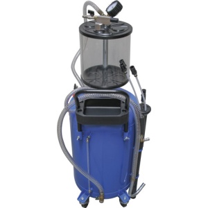 Recuperator de ulei prin absortie capacitate rezervor 70 Litri, golire cu actionare pneumatica, BGS 8545 - Img 3
