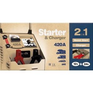 Robot de pornire / Booster 12 / 24 V, NEOSTART 420 , GYS 025295 - Img 2