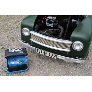 Scaun de lucru mobil cu sertar, BGS 2832 - Img 3