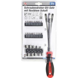 Set antrenor tip surubelnita cu tija flexibila, biti si tubulare, 31 piese, BGS DIY 20131 - Img 4