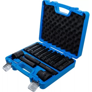 Set biţi de impact pentru camioane | 20 mm (3/4") + 25 mm (1") | 16 piese, BGS 5246 - Img 3