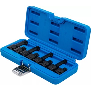 Set biti Spline (XZN) M12 - M14 - M16 - M18, antrenare 1/2", 8 piese, BGS 5381 - Img 3
