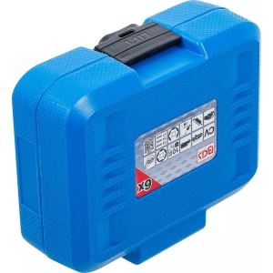Set capete de chei 13 - 14 - 17 mm speciale pentru senzori de temperatura gaze evacuate (EGT), 6 piese, BGS 6678 - Img 5