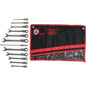 Set chei combinate articulate cu clicket 12 piese, BGS DIY 30002 - Img 4