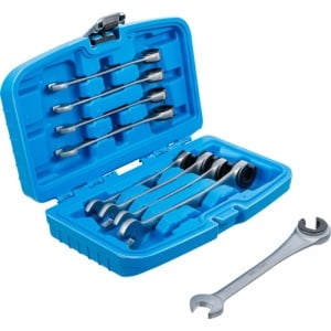 Set chei combinate cu clichet 8 - 17 mm, 9 piese, BGS 30849 - Img 3