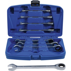 Set chei combinate cu clicket, 45157 mm, 8 piese, BGS 6540