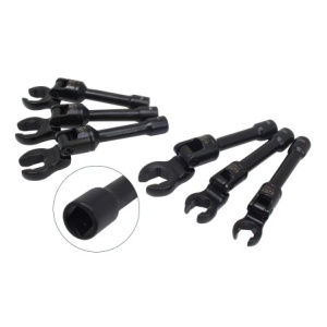 Set chei Crowfoot cu articulatie 12-19 mm, act 3/8", 6 buc, Satra S-90201 - Img 7