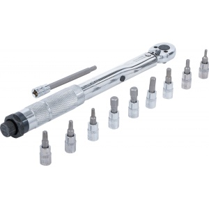 Set chei dinamometrice 6,3 mm (1/4"), 2 - 24 Nm, 11 piese, DIY 72118 - Img 4
