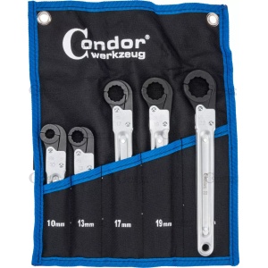 Set chei inelare cu clichet pentru cablu, 5 piese, 10-22 mm, CR-4087-5