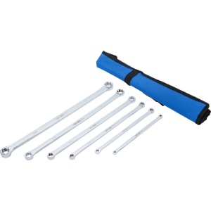 Set chei inelare duble cu capete Profil E, extra lung, E6 x E7 - E22 x E24, 6 piese, BGS 70331 - Img 2