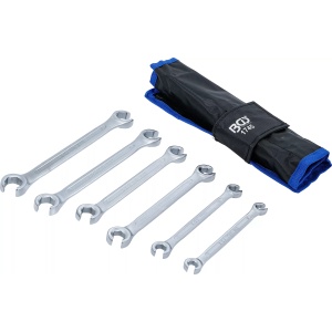 Set chei inelare pentru conducte: 8 x 9mm, 10 x 11mm, 12 x 13mm, 14 x 15mm, 16 x 17mm, 18 x 19mm, 6 piese, BGS 1745 - Img 2