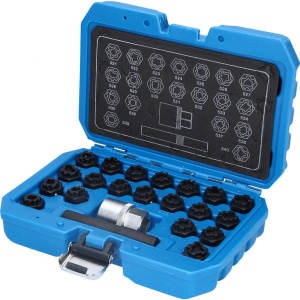 Set chei pentru antifurturi roti VW, 22 buc, Brilliant Tools BT691390 - Img 1