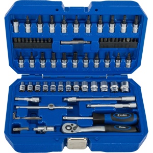 Set chei tubulare, 68 piese, 1/4", 6 puncte 4-14 mm, Condor 1068 - Img 1