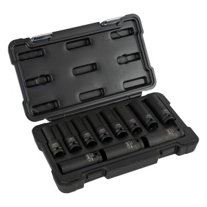 Set chei tubulare de impact cu 12 colturi, antrenare 1/2", 11 piese, JBM 53744 - Img 5