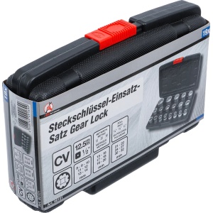 Set chei tubulare Gear Lock | 12,5 mm (1/2") | 19 piese, BGS 95101 - Img 6