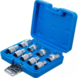Set chei tubulare Profil E-Type E10 - E24, antrenare 1/2", 9 piese, BGS 6425 - Img 5