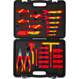 Set chei tubulare VDE Antrenare 10 mm (3/8"), 25 piese, BGS 7136 - Img 7