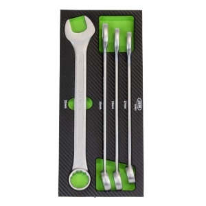 Set combinat de chei fixe cu strat superior din fibra de carbon, tava din eva, JBM 15161 - Img 1