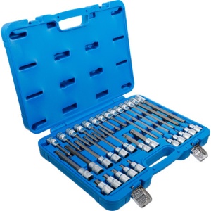 Set cu biti Torx T20 - T70 , antrenare cu tubulara 1/2'', 32 piese, BGS 5182 - Img 2