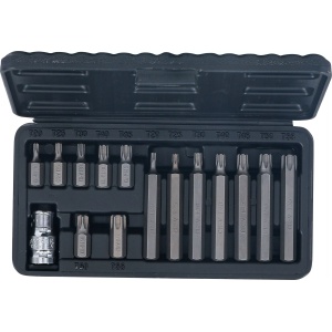 Set de biti T-Star pentru Torx, antrenare 3/8 ", 15 piese, BGS DIY 5040 - Img 4