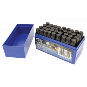 Set de perforatoare numere și litere 10mm x 36 buc, Satra S-10NA36