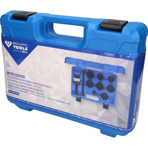 Set de unelte pentru bucse brate longitudinale, pentru axa posterioara BMW, 10 piese, Brilliant Tools BT672200 - Img 5