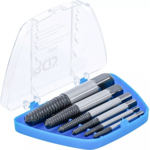 Set extractoare suruburi rupte, marimi 1 - 6, 6 piese, BGS 1896 - Img 3