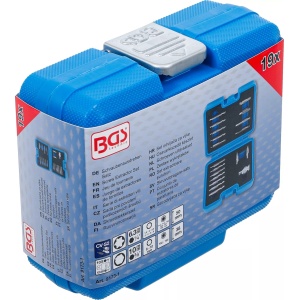 Set extractor șurub pentru hexagon intern 1,5 - 10 mm / T-Star (pentru Torx) T10 - T55 19 buc., B-9173-1 - Img 6