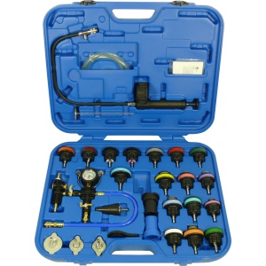 Set pentru verificare pierderi la sistemul de racire pentru masini si camionete, 28 piese, Condor 5044 - Img 1