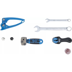 Set scule pentru bercuit, indoit şi taiat, pentru conducte de frâna 4,75 mm (3/16”), BGS 1270 - Img 6