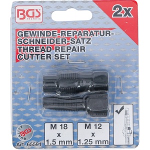 Set tarozi pentru reparatie filet sonda Lambda, 2 bucati, BGS 65591 - Img 4