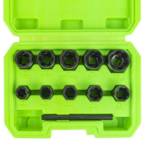 Set tubulare twist de 3/8" pt extractie a piulitelor / suruburilor de blocare JBM 51998 - Img 3