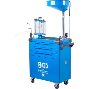 Stație de service ulei cu set de chei pentru filtre de ulei, capacitate 70 litri, BGS 7119 - Img 6