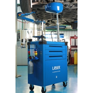 Statie mobila pentru service ulei - capacitate 70 litri, Laser 9127 - Img 1