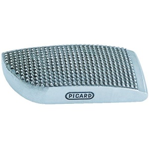 Steclu plat semirotund randalinat pentru lucrari de tinichigerie auto, greutate 1100 gr, Picard 2524050 - Img 1