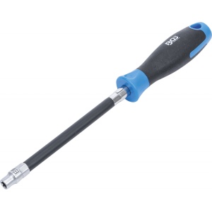 Şurubelniţa flexibila cu tubilara profil E8, lungimea tijei 150 mm, BGS 70024