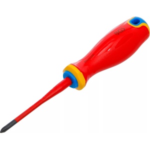 Surubelnită VDE cu vârf extra subtire cu fantă în cruce PH1, BGS 35859 - Img 1