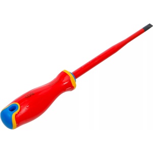 Surubelnită VDE cu vârf extra subtire cu fantă SL 6,5 mm, BGS 35857 - Img 3