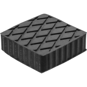 Tampon din cauciuc pentru platforme elevatoare, dimensiuni 116,5 x 116,5 x 36,5 mm, BGS 7037 - Img 1