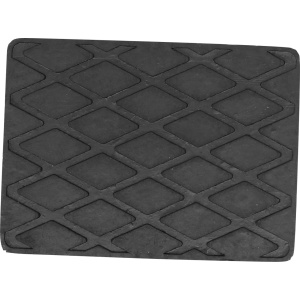 Tampon din cauciuc pentru platforme elevatoare, dimensiuni 160 x 120 x 20 mm, BGS 7036 - Img 3