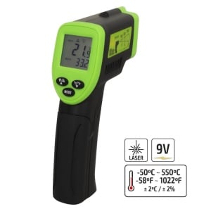 Termometru digital cu laser -50ºc la 330ºc, JBM 52162 - Img 2