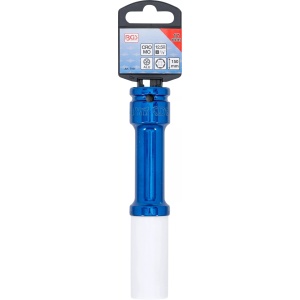 Tubulara de impact 17 mm cu protectie pentru roti din aliaj, 1/2", lungime 150 mm, BGS 7101 - Img 4